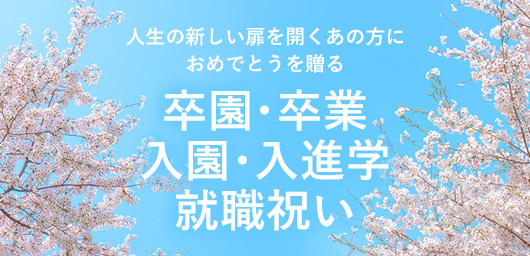 人生の新しい扉を開くあの方に おめでとうを贈る 卒園・卒業／入園・入進学 就職祝い