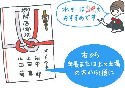 【贈り先さま別】開店・開業・開院祝いの相場とのしの正しい書き方、おすすめギフトをご紹介！