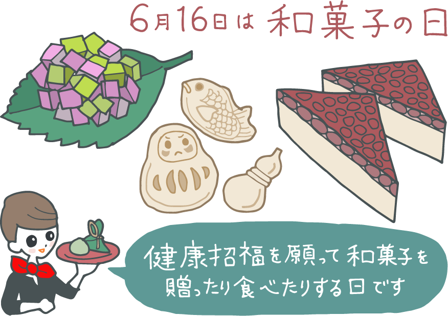 6月16日は 和菓子の日 贈って食べて健康招福を祈願しよう ギフトコンシェルジュ リンベル