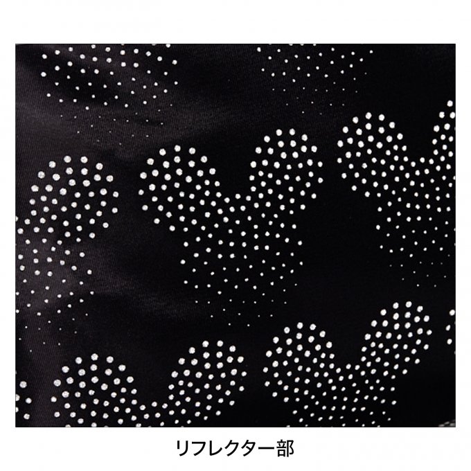 　ミッキー　リフレクターリュック　ブラック