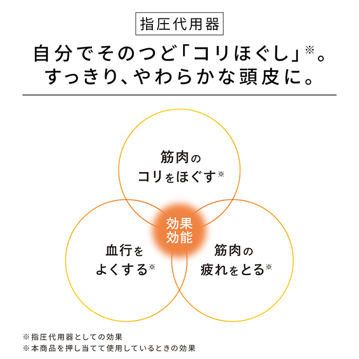 リファ　リファハートブラシフォースカルプ　マットピーチ