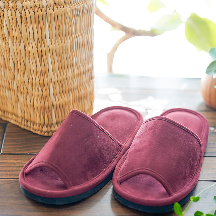 　ＲＥ：ＴＥＲＲＡＣＥ　スリッパ【カラー：レッド　サイズ：Ｍ】