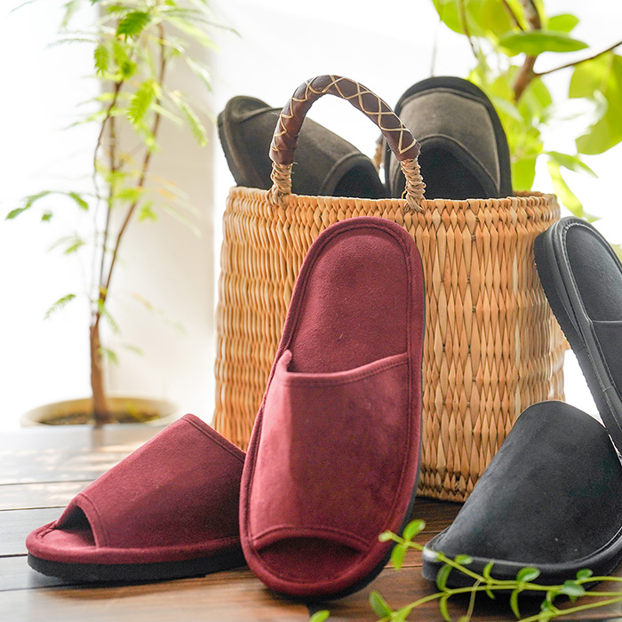 　ＲＥ：ＴＥＲＲＡＣＥ　スリッパ【カラー：レッド　サイズ：Ｍ】