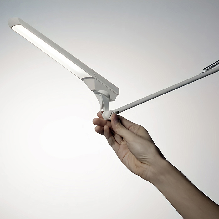 　スワン電器　デスクライト　ＥＸＡＲＭ　ＤＩＶＡ　ラテブラウン