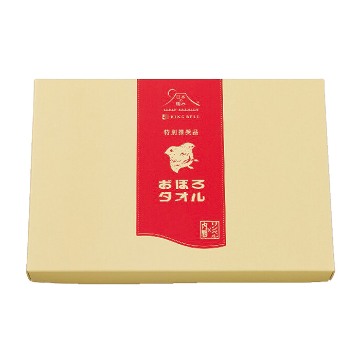 おぼろタオル　おぼろボーダー　浴用タオル２枚セット