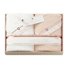 今治謹製　至福タオル梅染め　バスタオルセット