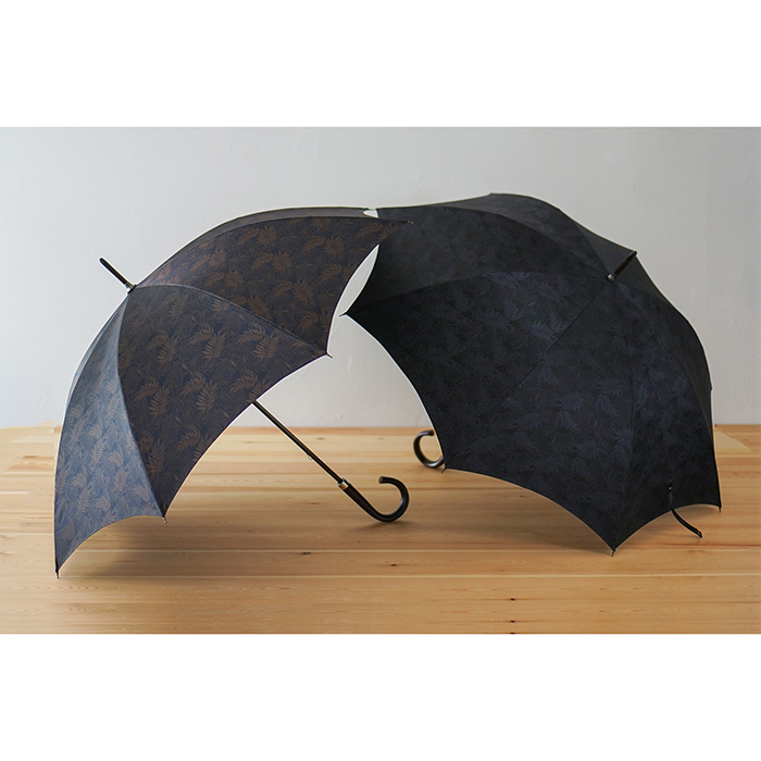 小宮商店　雨晴兼用長傘　フォレスト　ネイビー
