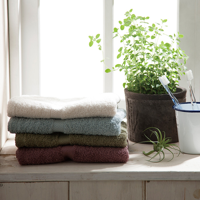 ＳＬＯＷ　ＯＲＧＡＮＩＣＳ　オーガニックフェイスタオル２枚セット　ベージュ