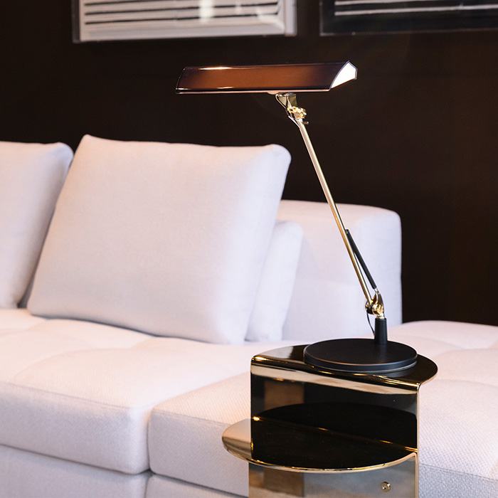 　スワン電器　デスクライト　ＥＸＡＲＭ　ＮＹ　ブラック