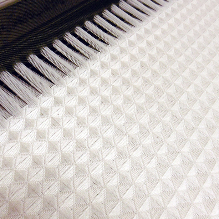 日本の極み　エアーワッフル　バスタオル　グレー