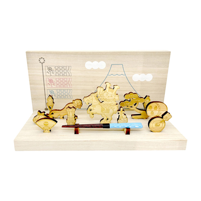 兵左衛門　こども大将　小さなお箸セット