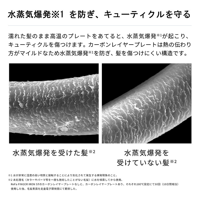 リファ　リファフィンガーアイロン　ＳＴ（ブラック）