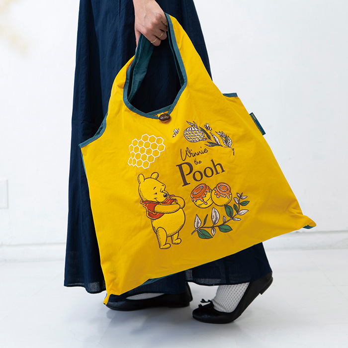 ディズニー　刺繍バッグ　くまのプーさん