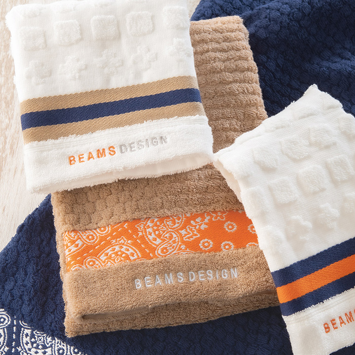 おぼろタオル BEAMS JAPAN   別注 ピクニック ガーゼタオル