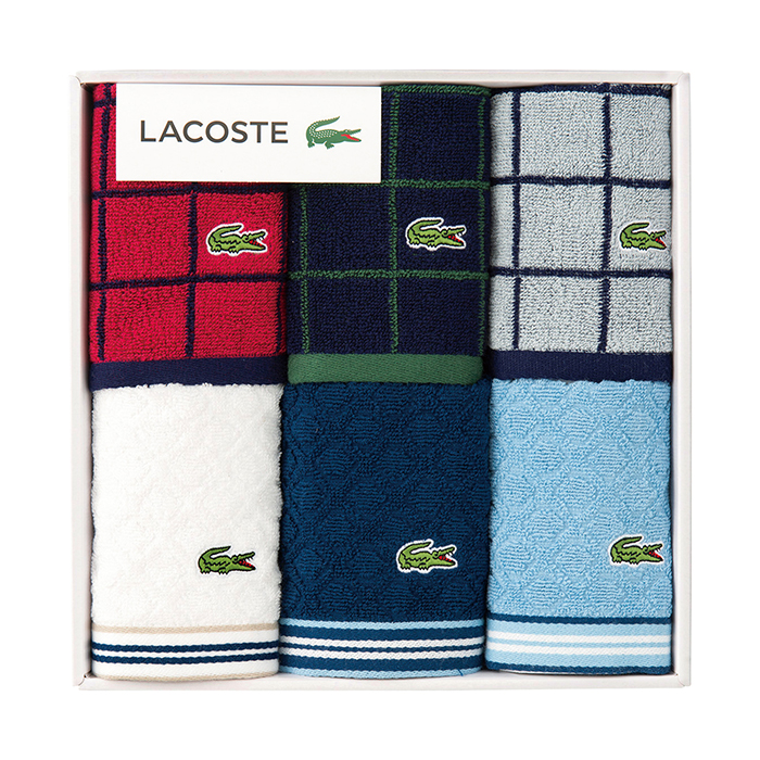 ラコステ タオルハンカチ６枚セット カタログギフトのリンベル 公式