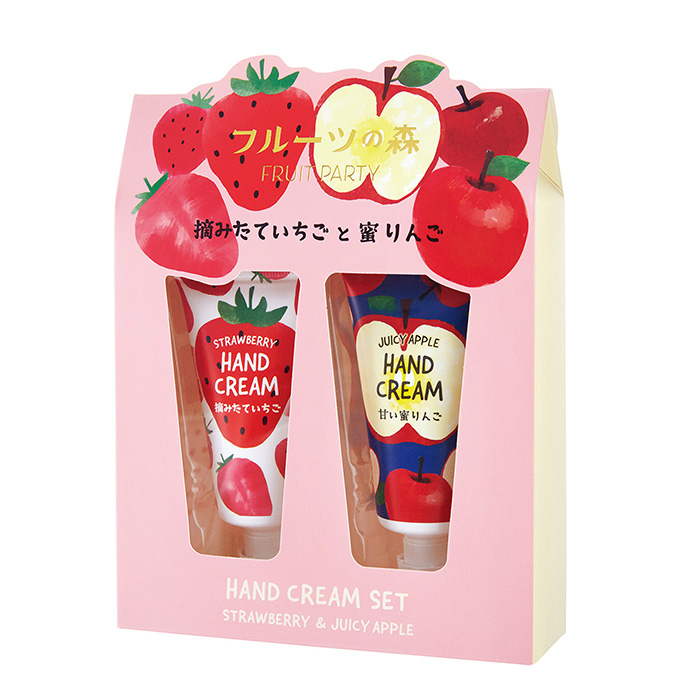 フルーツの森] ハンドクリームセット（いちご・りんご）｜カタログ