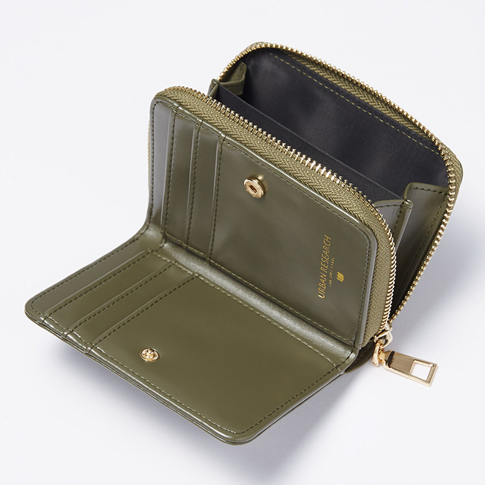 シンクビー！ラウンドファスナー長財布♡グリーン