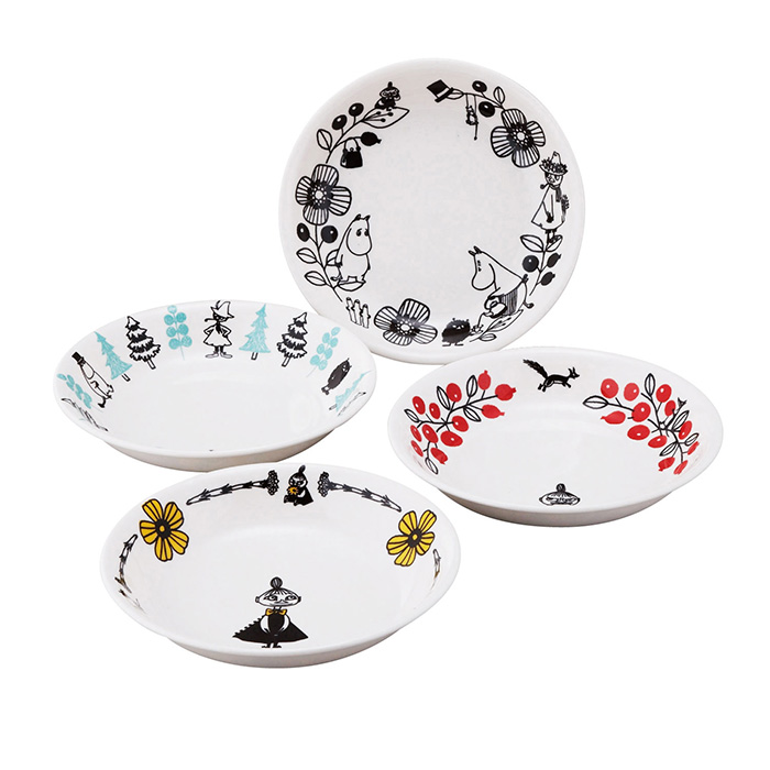 ムーミン モノクロ食器セットバラ売り不可