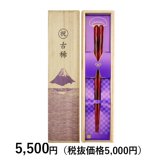 Ｂ４　12名様　古希祝い　郵送前確認あり 兵左衛門] 古希祝いセット（紅ぼかし21．5cm）｜カタログギフトの