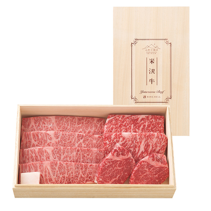 山形県 米沢牛 ステーキセット 肉質等級：４等級（Ｂ．Ｍ．Ｓ．Ｎｏ．５）以上 ８６０ｇ