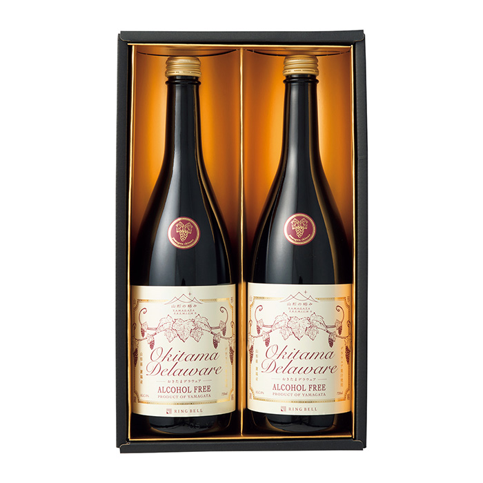 山形の極み　山形県置賜産　ノンアルコール赤ワイン　２本セット