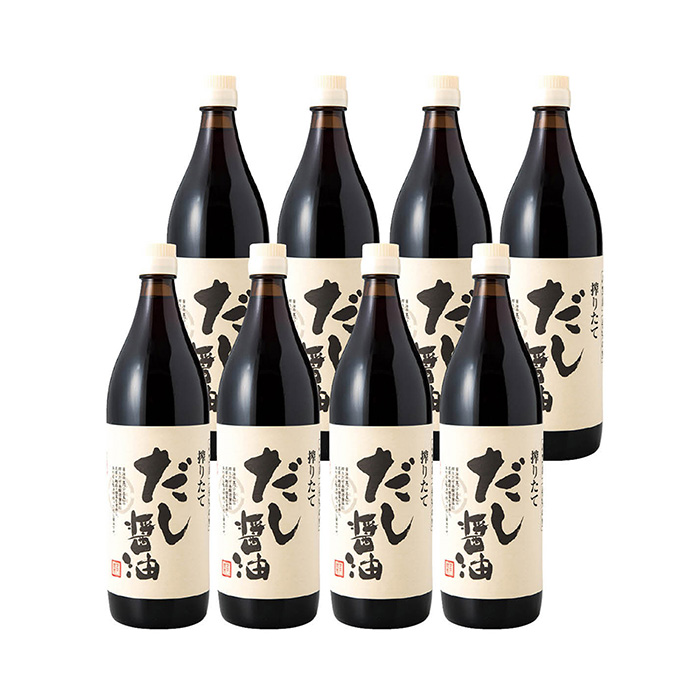 キンダイ 小豆島「搾りたて」 だし醤油8本セット
