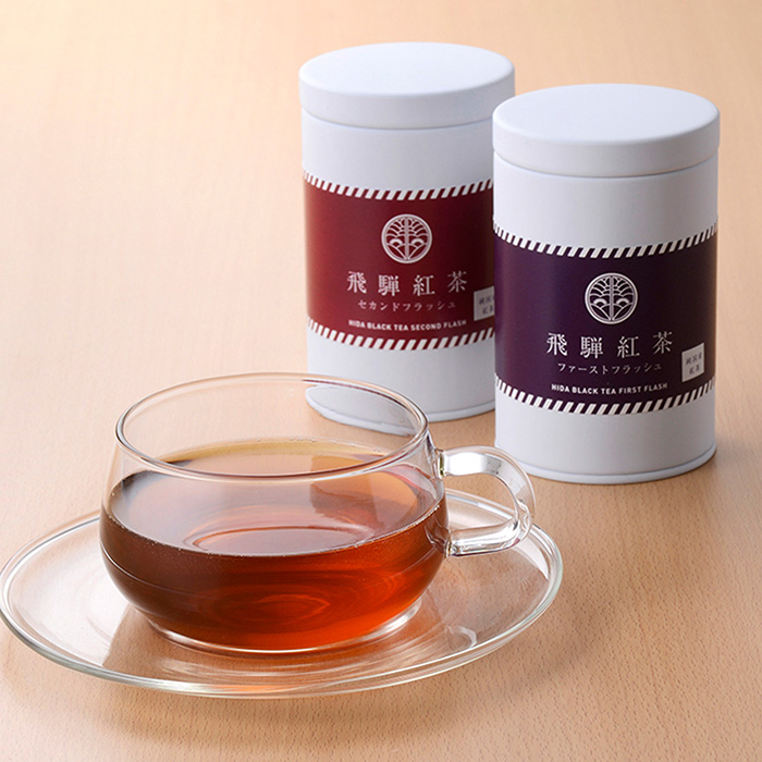 なべしま銘茶 飛騨紅茶 オリジナル6缶セット