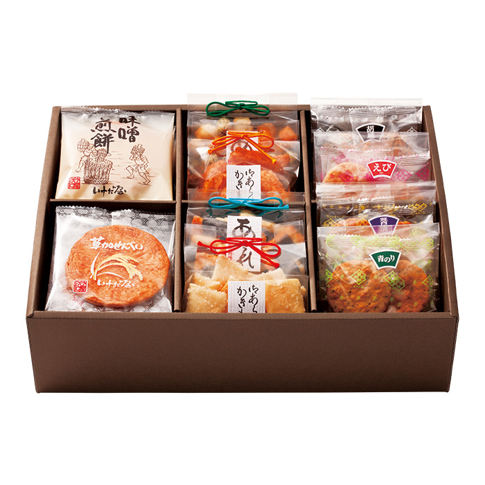 ｊａｌふるさとの大切にしたい逸品 埼玉県草加市 いけだ屋 草加せんべい あられ詰合せ カタログギフトのリンベル 公式
