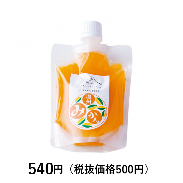日本の極み] 愛媛県産 果汁たっぷり飲むゼリー 温州みかん 150g