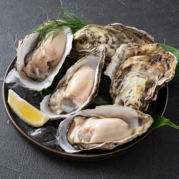 北海道厚岸産 殻付き牡蛎マルえもん 10個