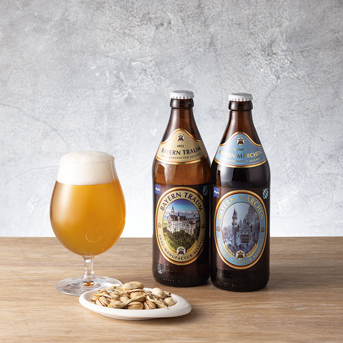 ドイツビール 2本 & 薫るイリ子さんとピスタチオ君 1袋 ドイツビール 2本 & 薫るイリ子さんとピスタチオ君 1袋