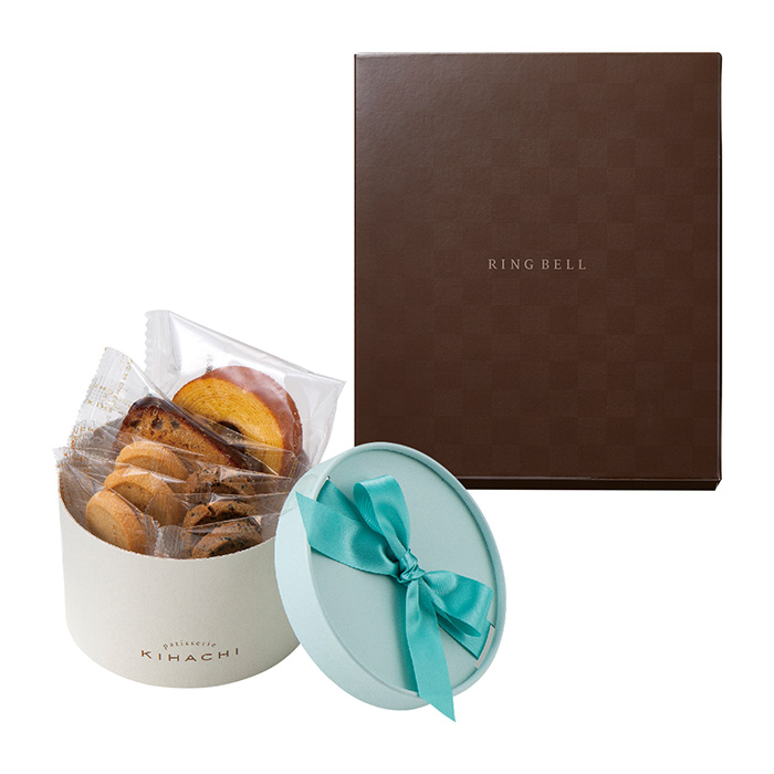 カタログギフト プレゼンテージ シンフォニー+e-Gift(結婚引出物・結婚内祝い)+パティスリー キハチ アソートBOX S