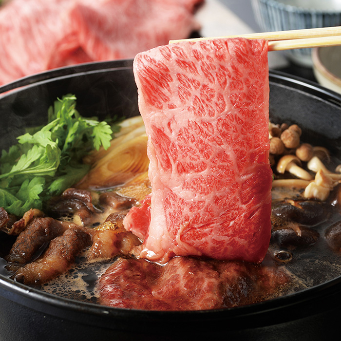 〈お肉のつぼ〉北海道産 びえい和牛肩ロース すき焼き用 〈お肉のつぼ〉北海道産 びえい和牛肩ロース すき焼き用