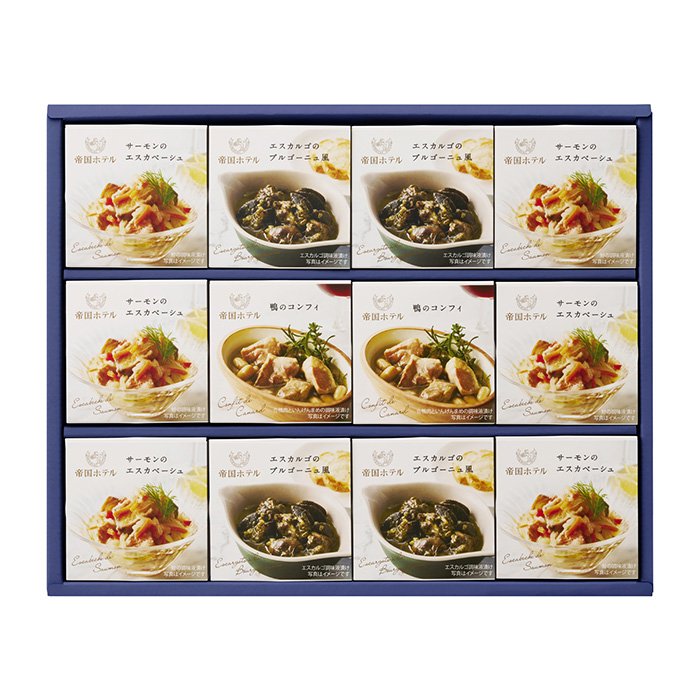 帝国ホテル洋風総菜缶詰セット３種１２缶