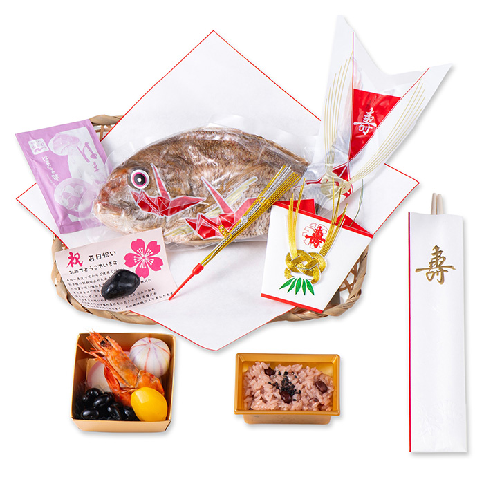 銀座割烹里仙　お食い初め「よろこび」
