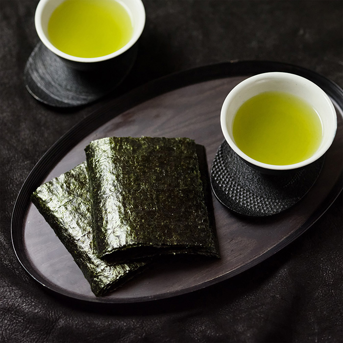 松翁園なべしま銘茶　田庄やきのり・深蒸し茶セット