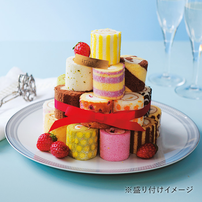 ロールケーキタワーキット25種25個
