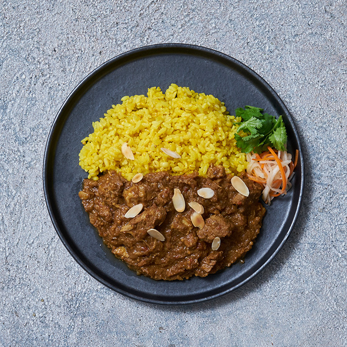 ポークビンダルカレー&レモンライスセット