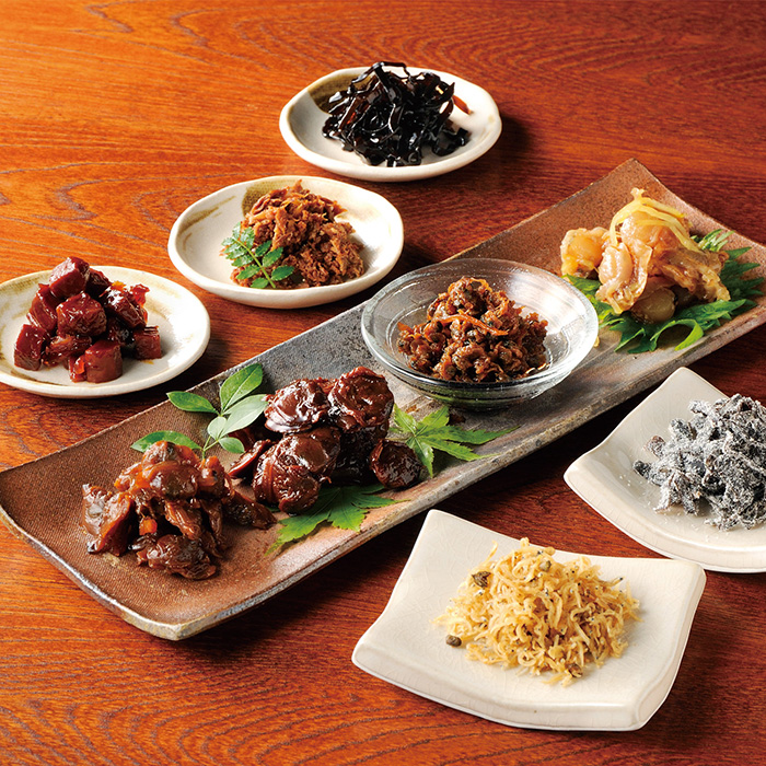 銀座新之助貝新　印籠箱９種詰合せ（木箱入り）