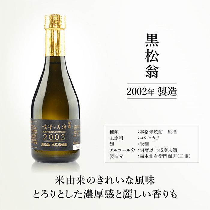 匠創生　古昔の美酒「米の露」本格米焼酎３種セット