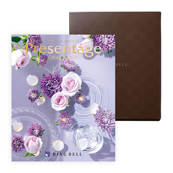 【ギフトセット】　カタログギフト　プレゼンテージ　ビオラ（一般）＋日本橋　千疋屋総本店　ピュアフルーツジェリー７個入
