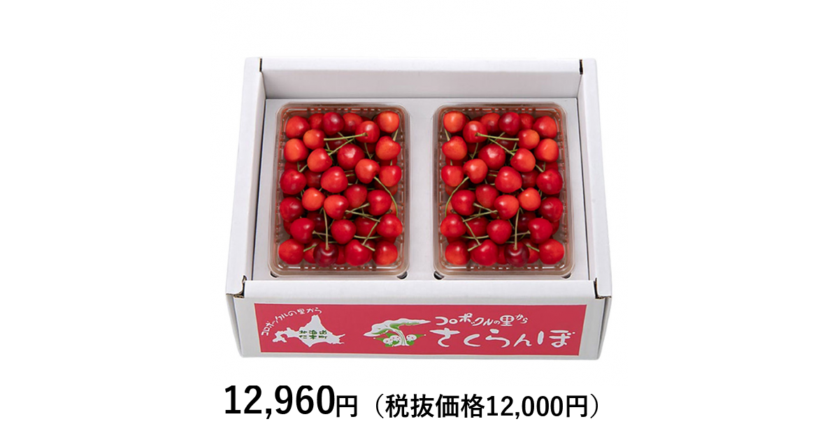 コロポックルの里から] 北海道産さくらんぼ 水門800g（お届けは6