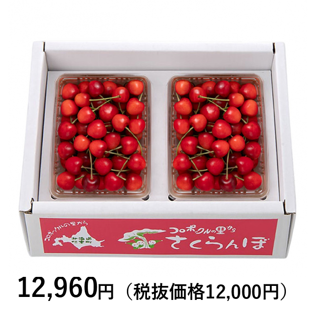 コロポックルの里から] 北海道産さくらんぼ 水門800g（お届けは6