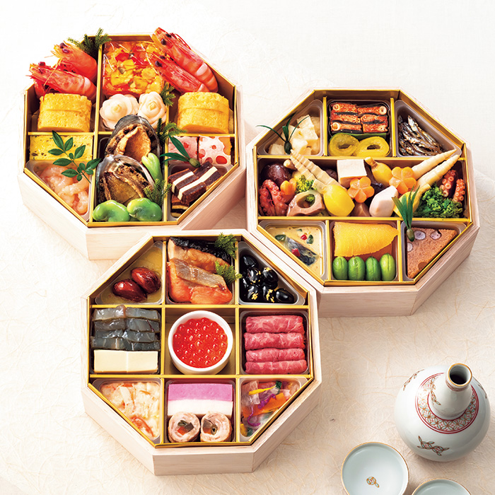 【五万石本店】特撰おせち 八角三段重 【五万石本店】特撰おせち 八角三段重