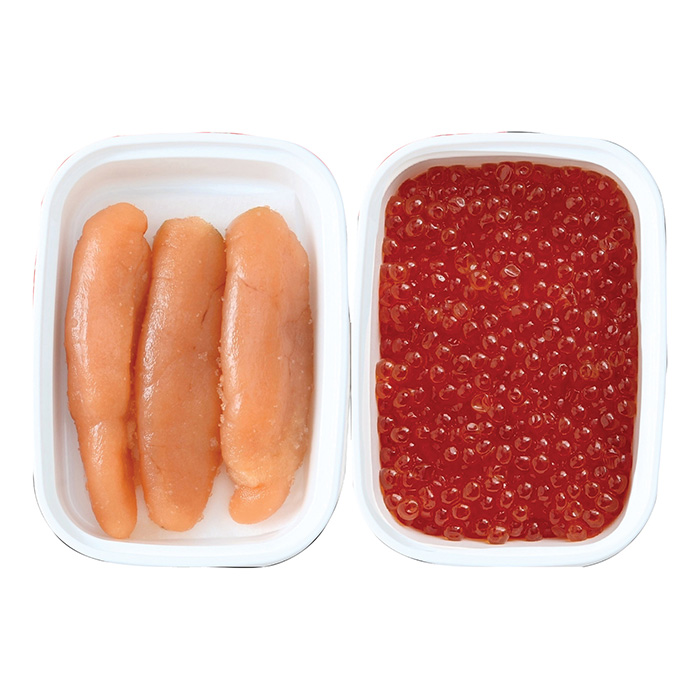 どさんこグルメ便　〈丸鮮道場水産〉無着色たらこ・いくら醤油漬