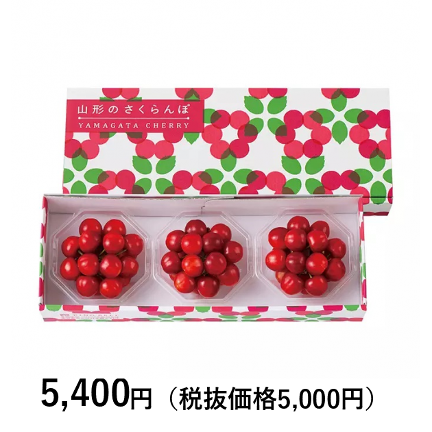 山形の極み] さくらんぼ佐藤錦 Lサイズ 特秀100g×3 ダイヤ