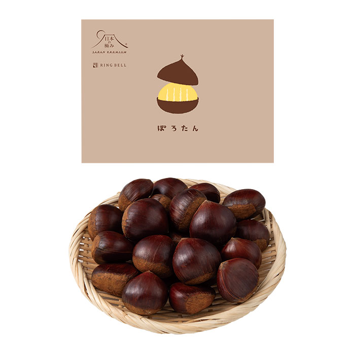 日本の極み　岐阜県産　低温熟成栗（ぽろたん）３Ｌサイズ　６００ｇ　（お届けは１１月１０日～１２月１５日）