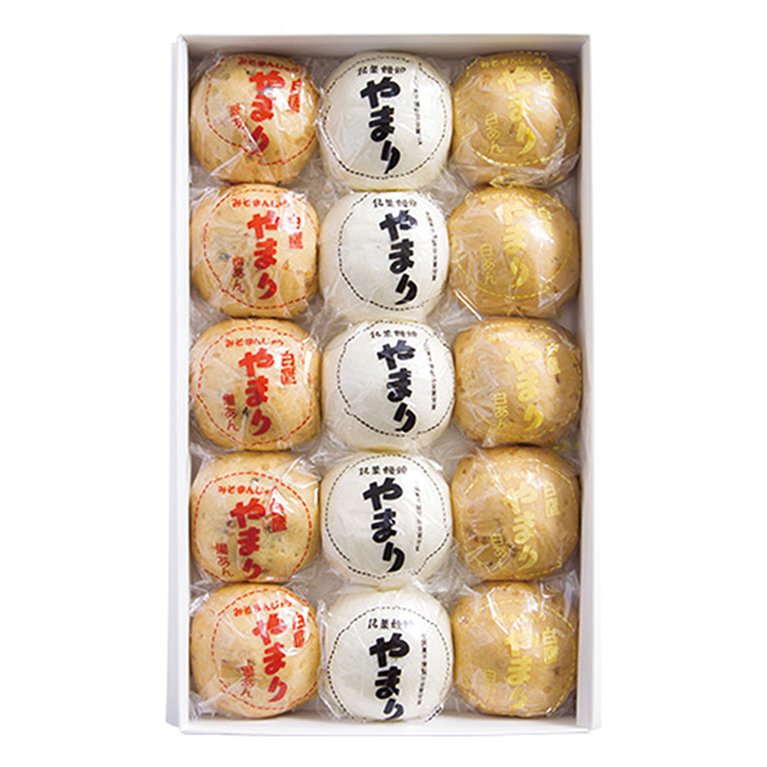 やまり菓子舗　やまりまんじゅう１５個入り
