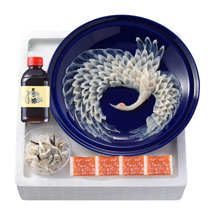 関とら本店　とらふぐ刺身（鶴盛）