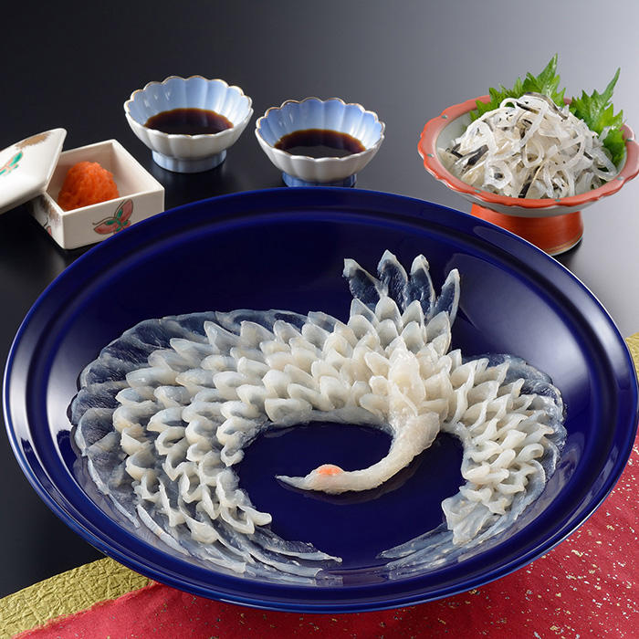 関とら本店　とらふぐ刺身（鶴盛）